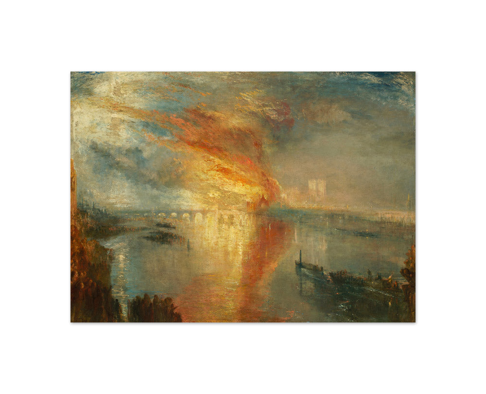 The Burning of the Houses of Lords and Commons, 16 October 1834 by Joseph Mallord William Turner - Compact / Full Bleed / No Frame