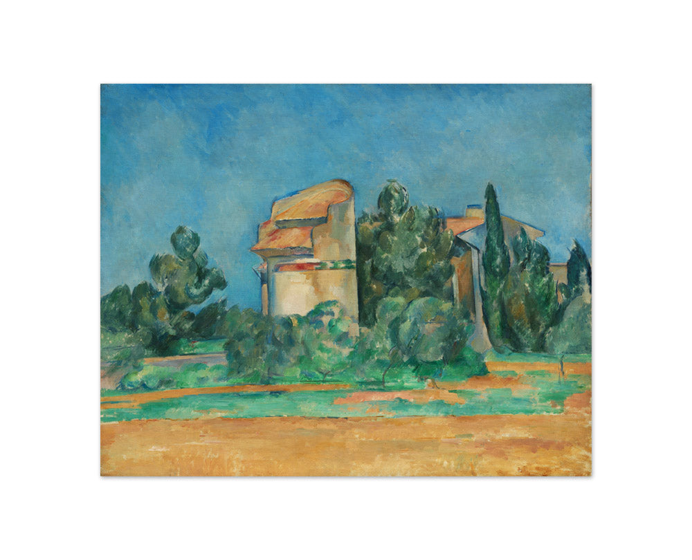 The Pigeon Tower at Bellevue by Paul Cézanne - Compact / Full Bleed / No Frame