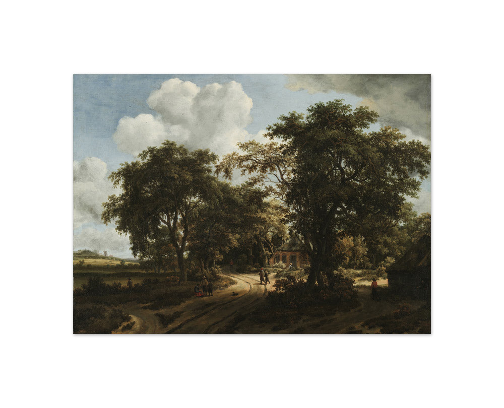 A Cottage in the Woods by Meindert Hobbema - Compact / Full Bleed / No Frame