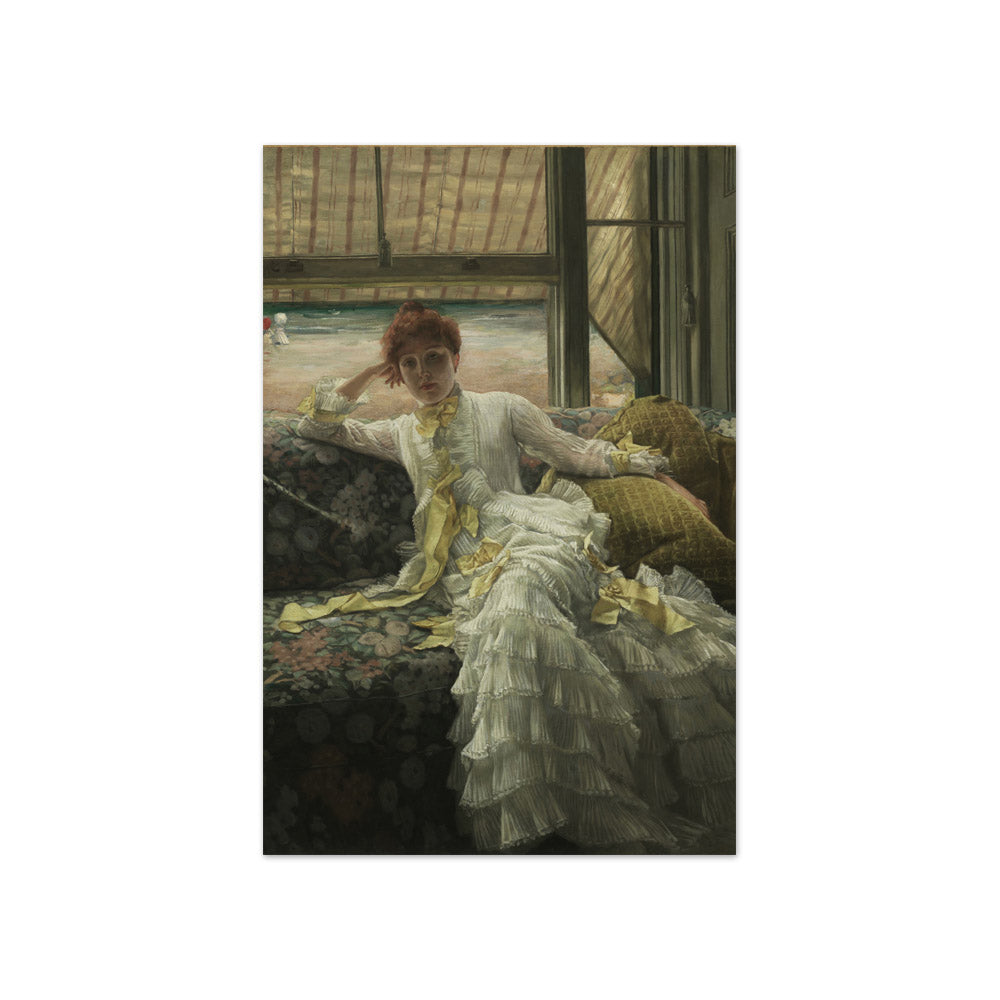 Seaside July: Specimen of a Portrait     by James Tissot - Compact / Full Bleed / No Frame