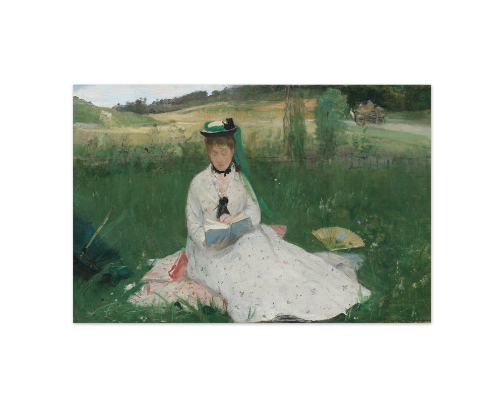 Reading by Berthe Morisot - Compact / Full Bleed / No Frame