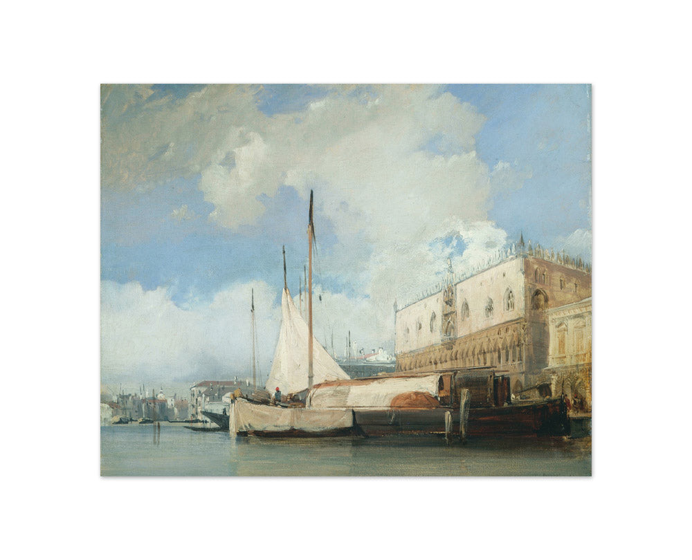 The Doge's Palace, Venice by Richard Parkes Bonington - Compact / Full Bleed / No Frame