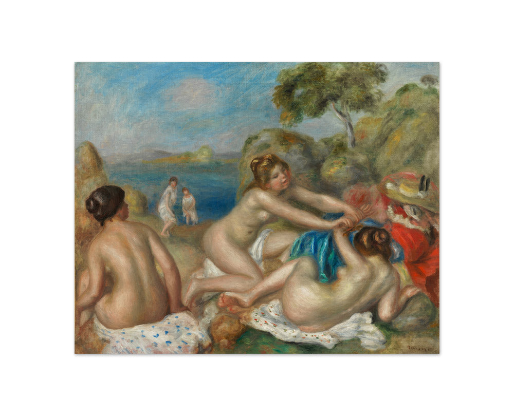 Bathers Playing with a Crab by Auguste Renoir - Compact / Full Bleed / No Frame