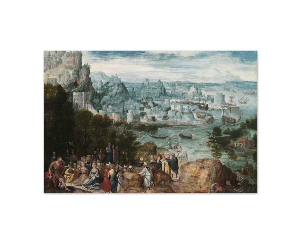 Landscape with Saint John the Baptist by Herri met de Bles - Compact / Full Bleed / No Frame