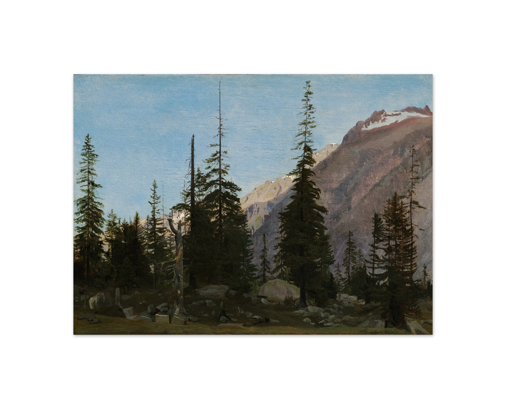 Alpine Landscape:  The Handegg, Switzerland by Jean-Léon Gérôme - Compact / Full Bleed / No Frame