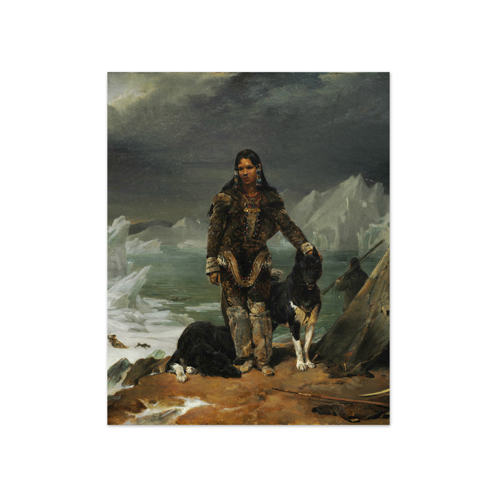 A Woman from the Land of Eskimos by Léon Cogniet - Compact / Full Bleed / No Frame