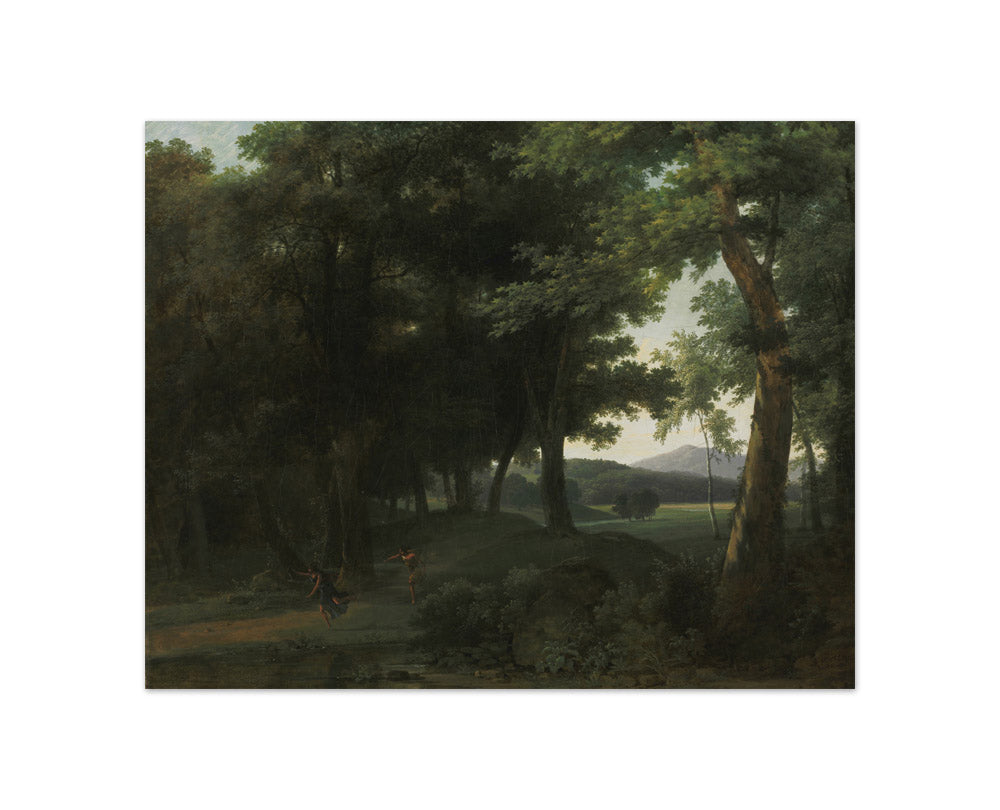 A Forest with Apollo and Daphne by Jean-Victor Bertin - Compact / Full Bleed / No Frame