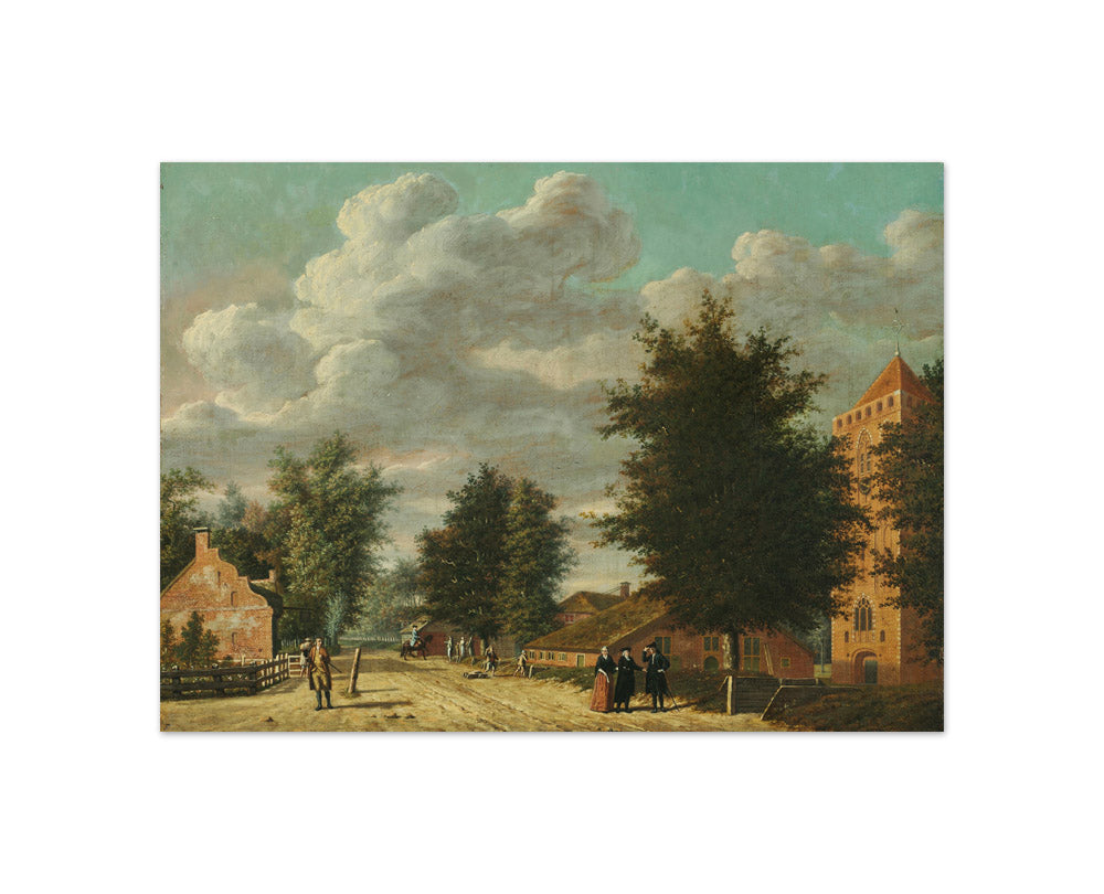 View of the Village of Eemnes by Jordanus Hoorn - Compact / Full Bleed / No Frame