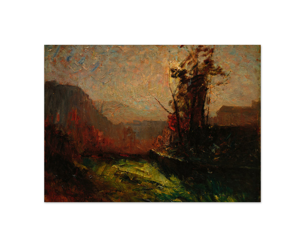 Crémieu, Seen from Chaillonnette by François-Auguste Ravier - Compact / Full Bleed / No Frame