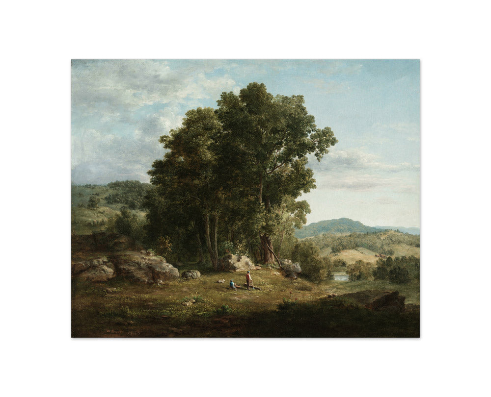The Wood Chopper by George Inness - Compact / Full Bleed / No Frame
