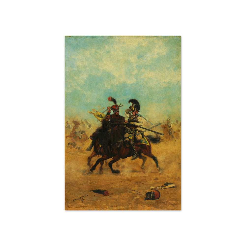 Combat for the Colors by Édouard Detaille - Compact / Full Bleed / No Frame