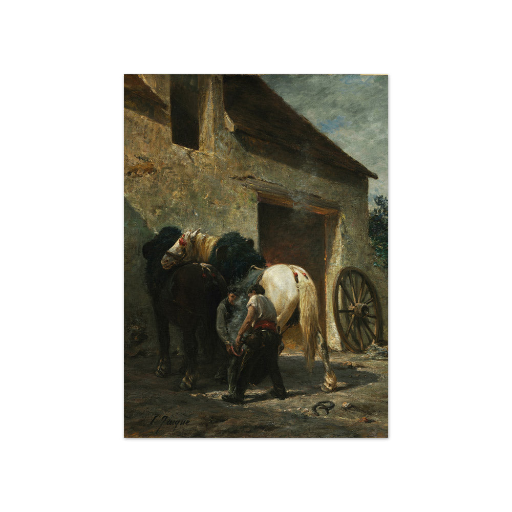 Blacksmiths by Émile Jacque - Compact / Full Bleed / No Frame