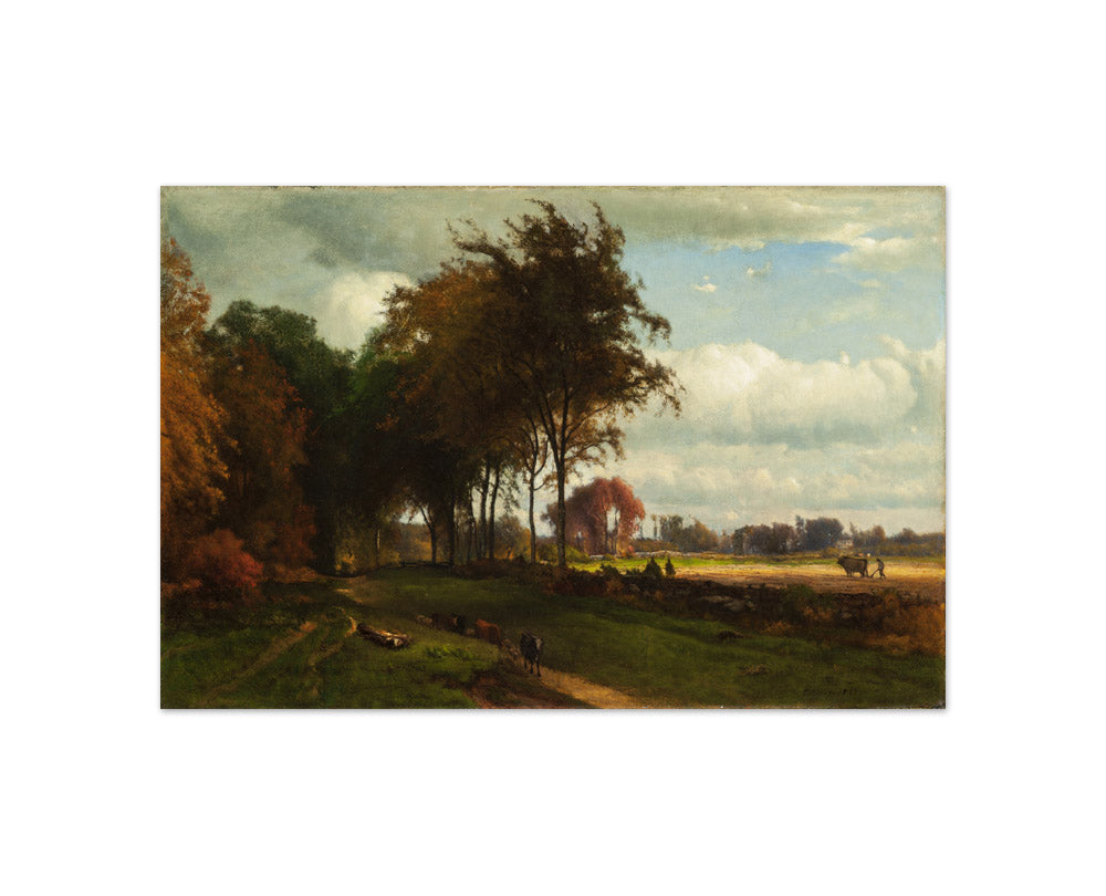 Landscape with Cattle by George Inness - Compact / Full Bleed / No Frame