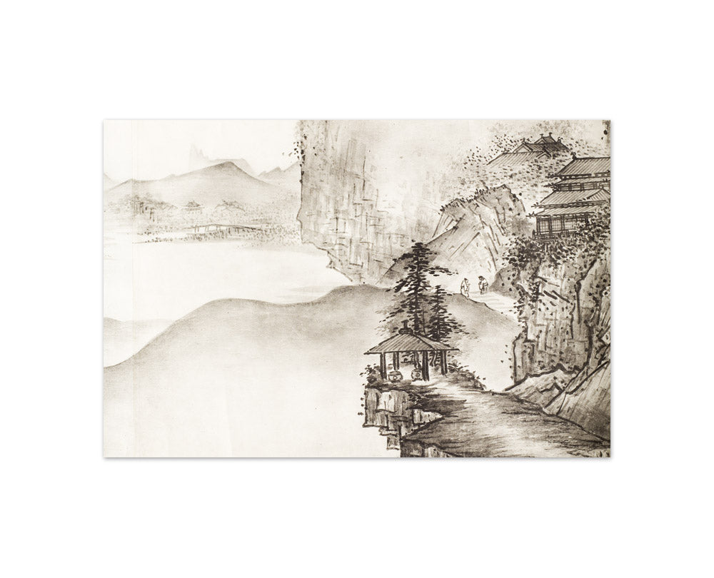 Landscape by After Sesshū Tōyō - Compact / Full Bleed / No Frame