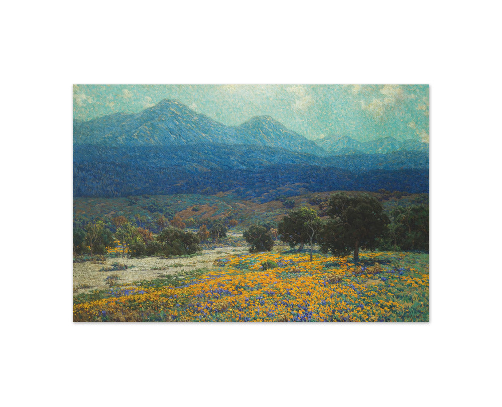 California Poppy Field by Granville Redmond - Compact / Full Bleed / No Frame