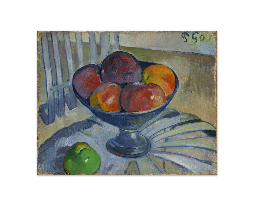 Fruit Dish on a Garden Chair by Paul Gauguin - Compact / Full Bleed / No Frame