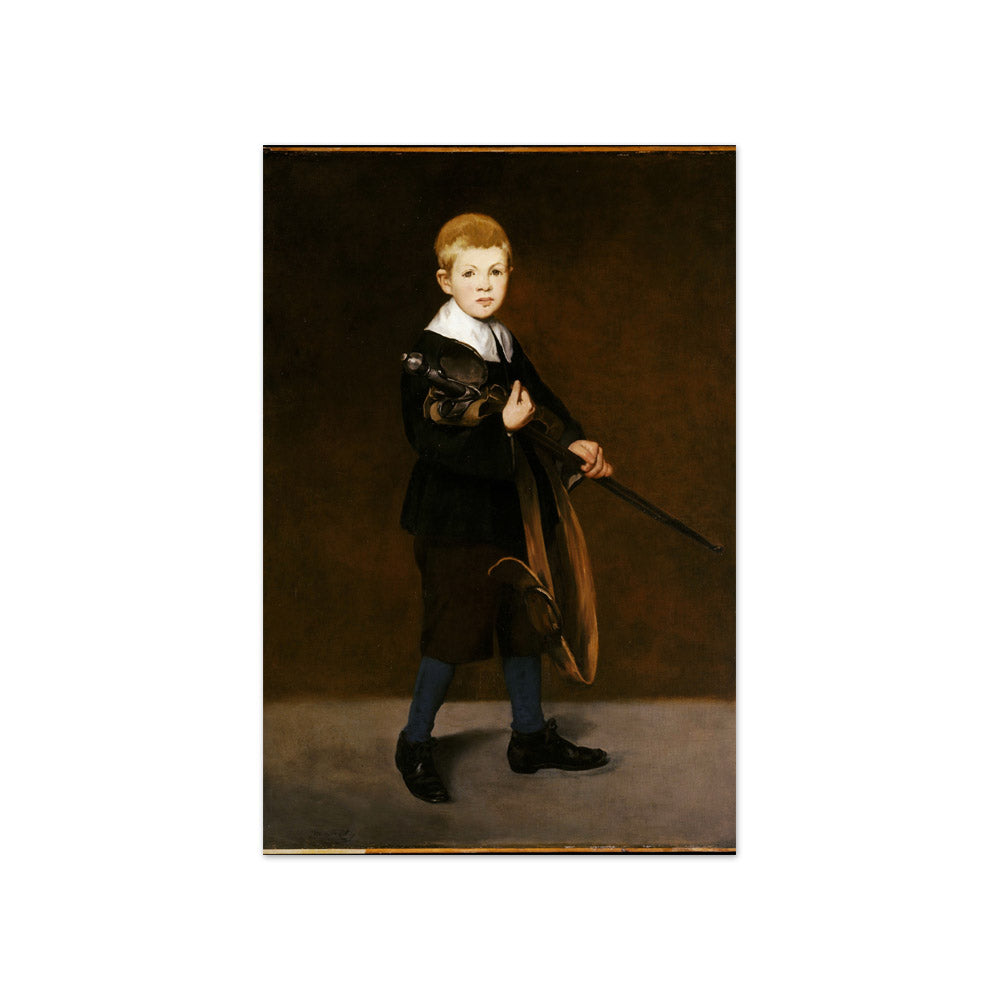 Boy with a Sword by Édouard Manet - Compact / Full Bleed / No Frame