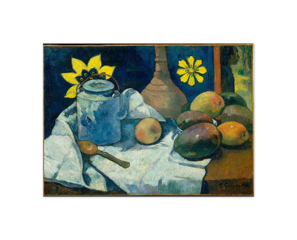 Still Life with Teapot and Fruit by Paul Gauguin - Compact / Full Bleed / No Frame