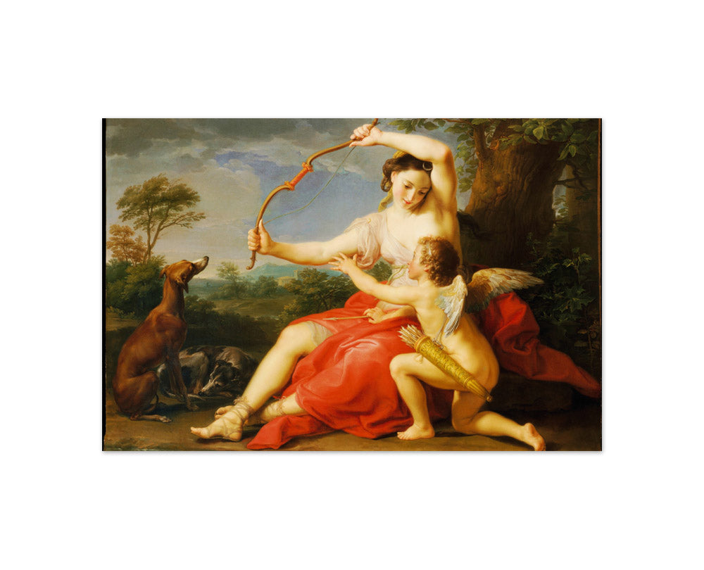 Diana and Cupid by Pompeo Batoni - Compact / Full Bleed / No Frame