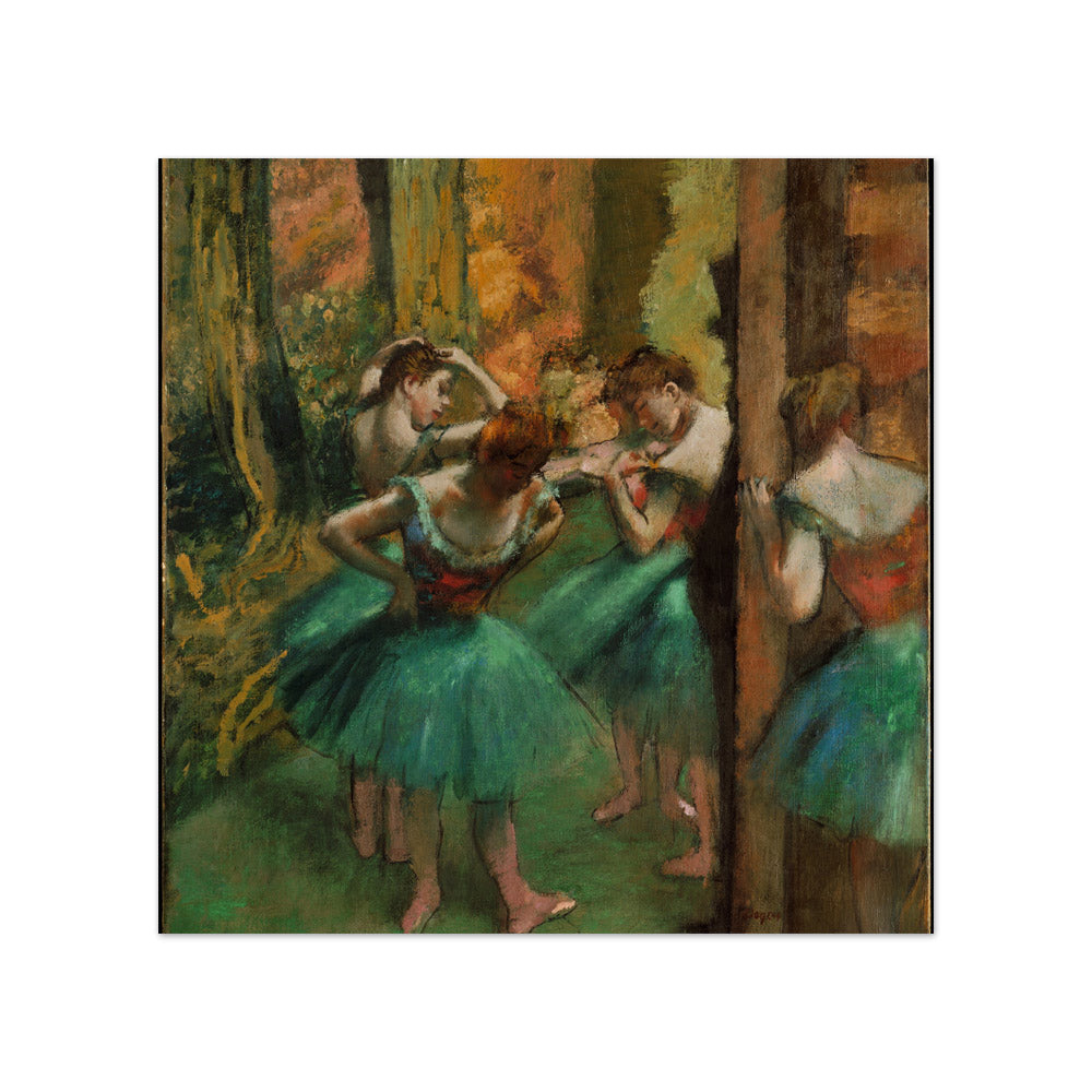 Dancers, Pink and Green by Edgar Degas - Compact / Full Bleed / No Frame