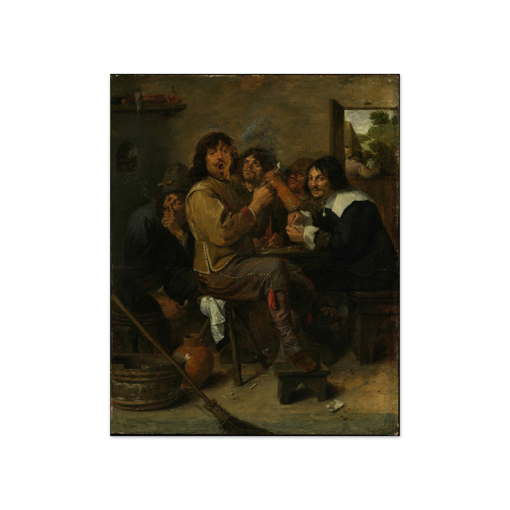 The Smokers by Adriaen Brouwer - Compact / Full Bleed / No Frame