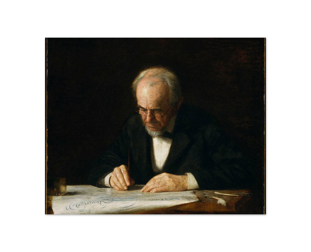 The Writing Master by Thomas Eakins - Compact / Full Bleed / No Frame