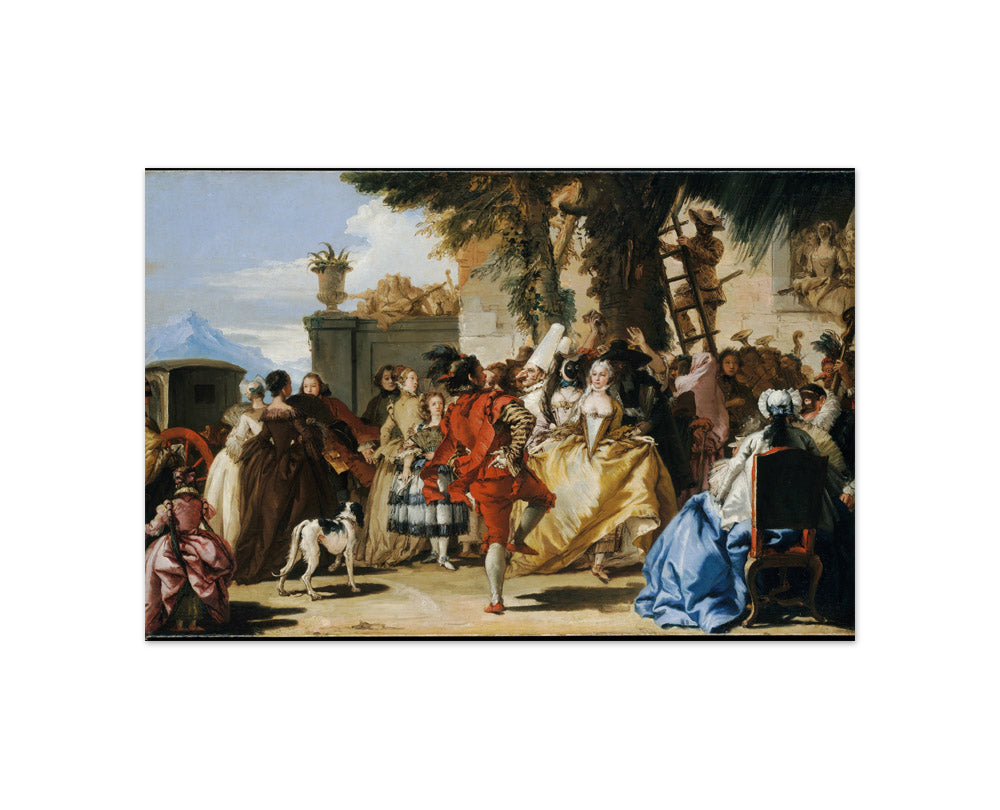 A Dance in the Country by Giovanni Domenico Tiepolo - Compact / Full Bleed / No Frame