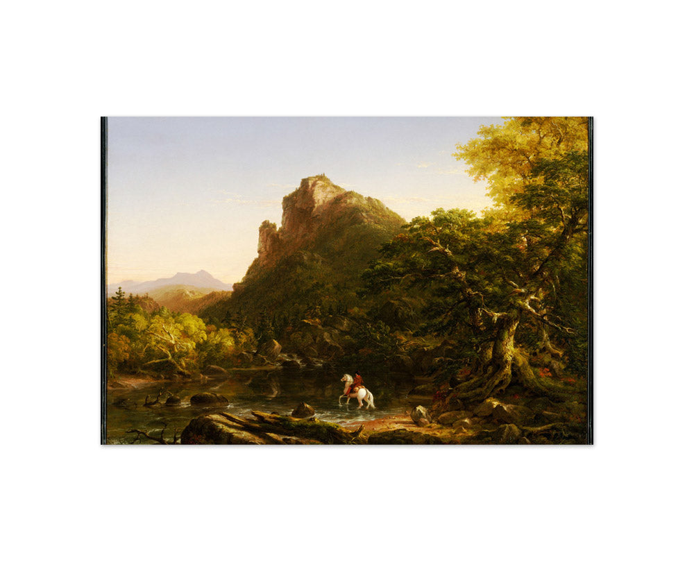 The Mountain Ford by Thomas Cole - Compact / Full Bleed / No Frame