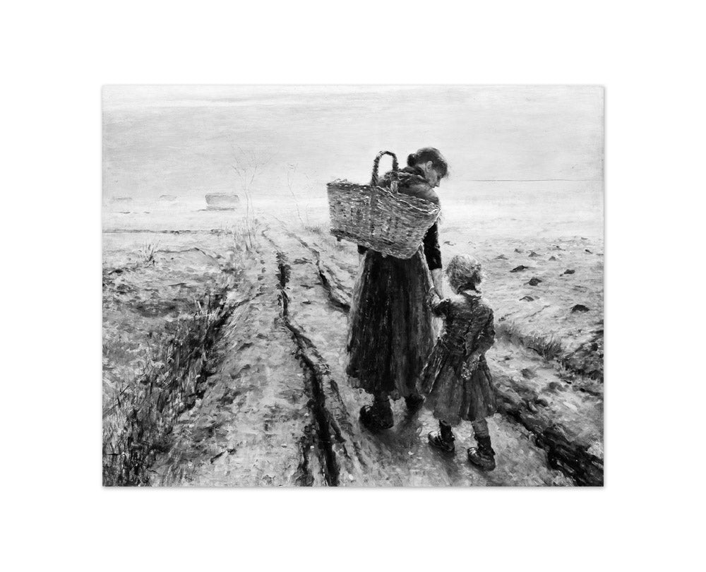 Going Home by Fritz von Uhde - Compact / Full Bleed / No Frame