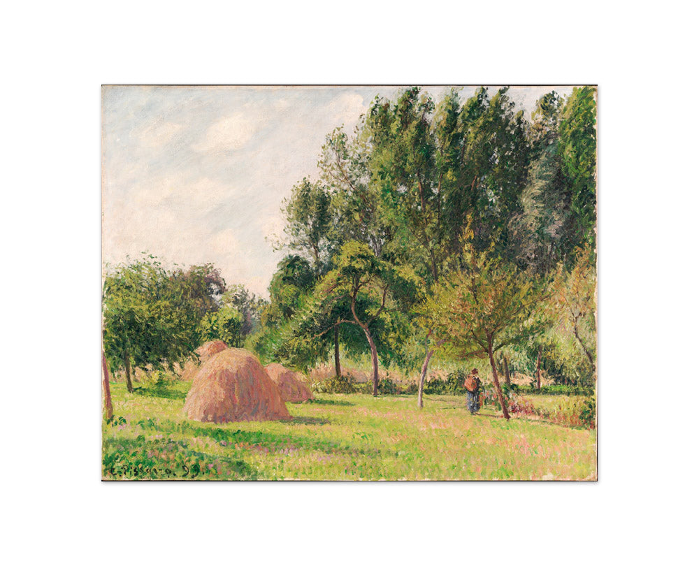 Haystacks, Morning, Éragny by Camille Pissarro - Compact / Full Bleed / No Frame