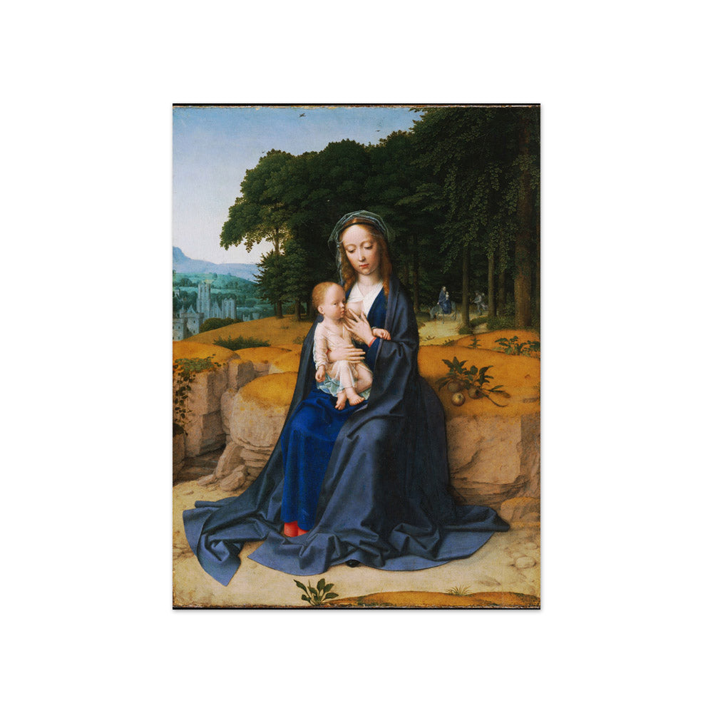 The Rest on the Flight into Egypt by Gerard David - Compact / Full Bleed / No Frame