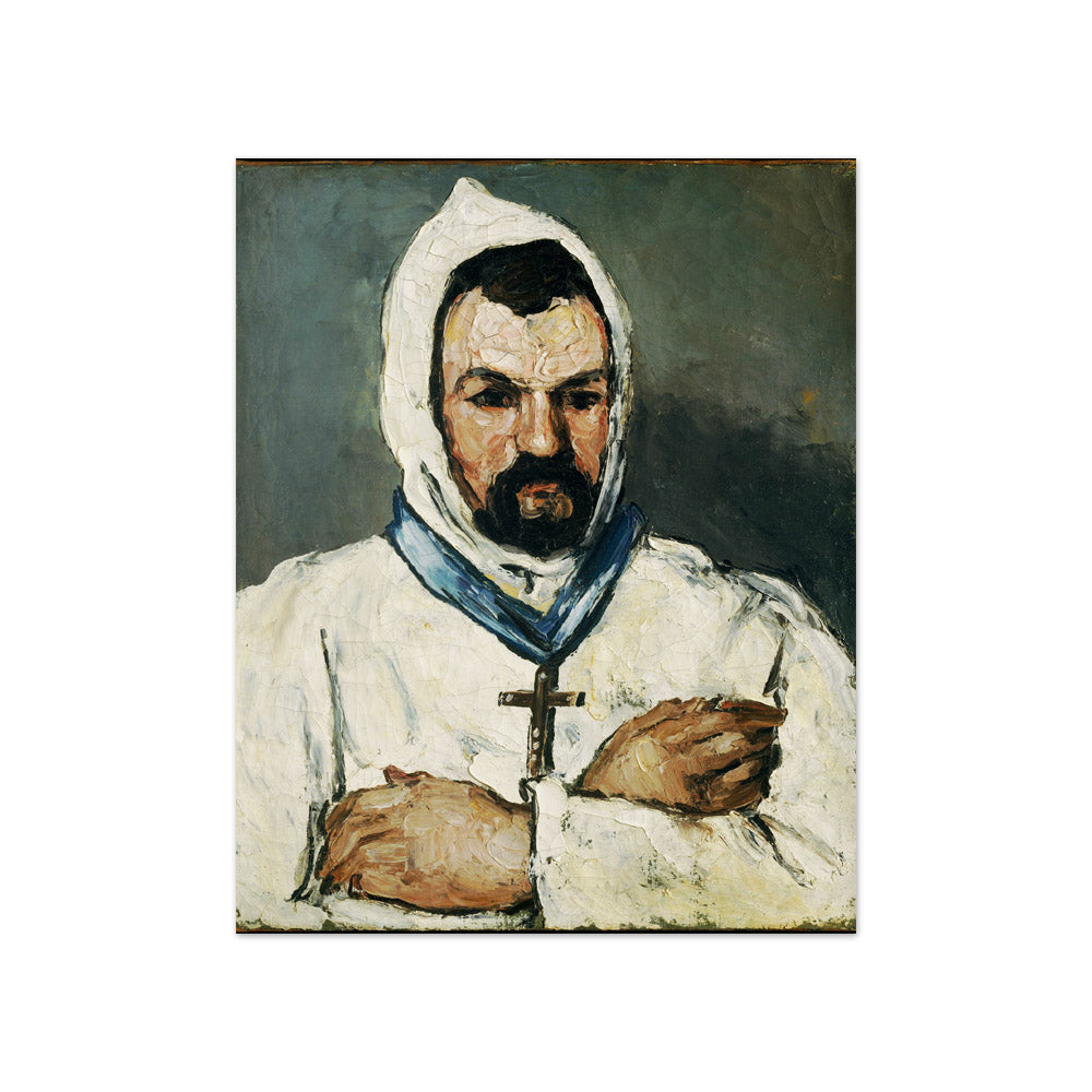 Antoine Dominique Sauveur Aubert (born 1817), the Artist's Uncle, as a Monk by Paul Cézanne - Compact / Full Bleed / No Frame