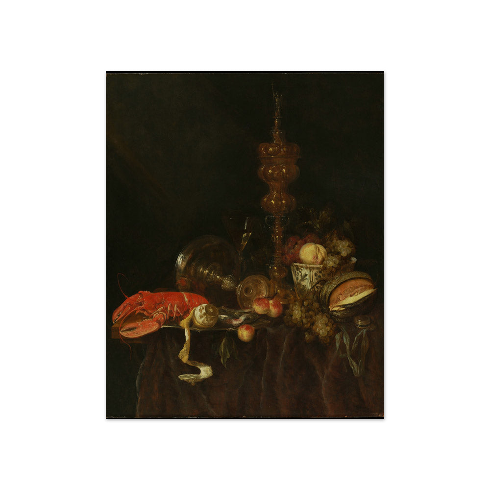 Still Life with Lobster and Fruit by Abraham van Beyeren - Compact / Full Bleed / No Frame