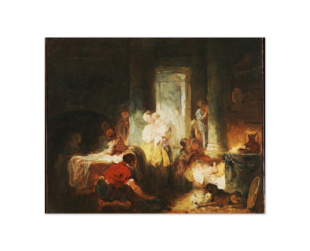 Roman Interior by Jean Honoré Fragonard - Compact / Full Bleed / No Frame