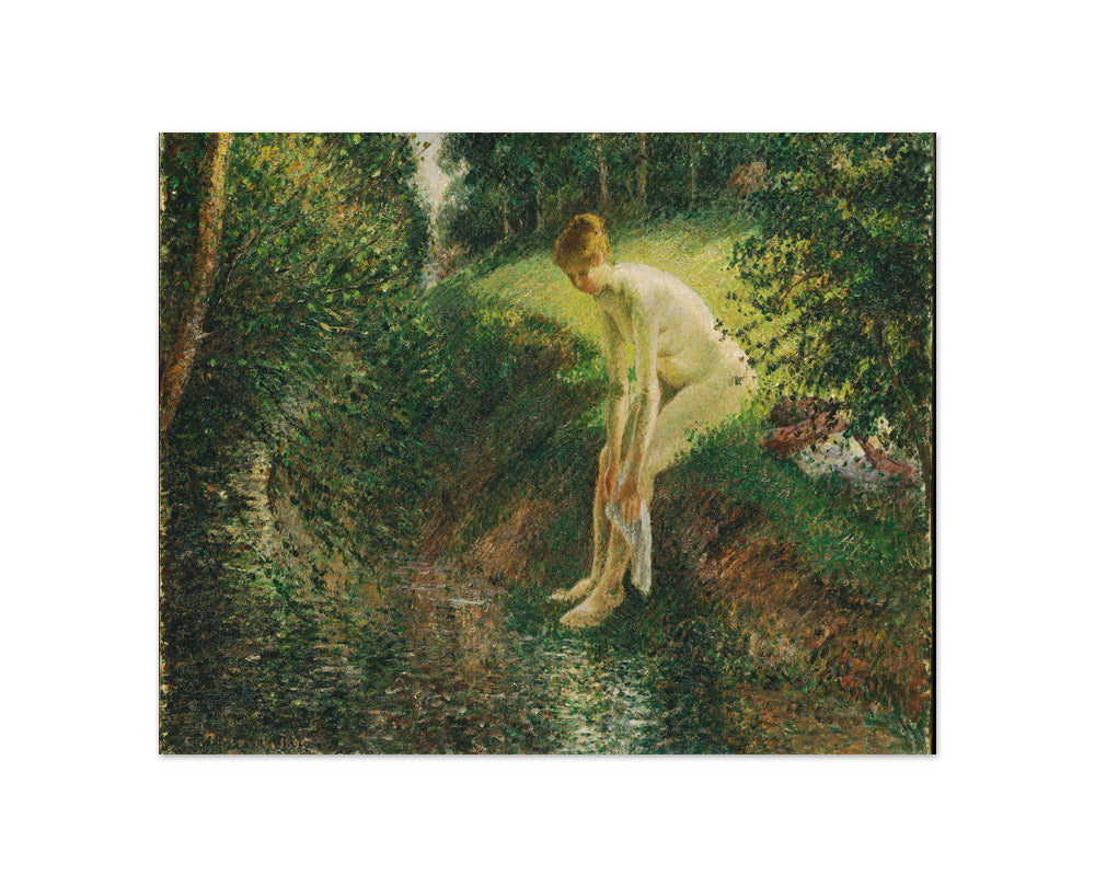 Bather in the Woods by Camille Pissarro - Compact / Full Bleed / No Frame