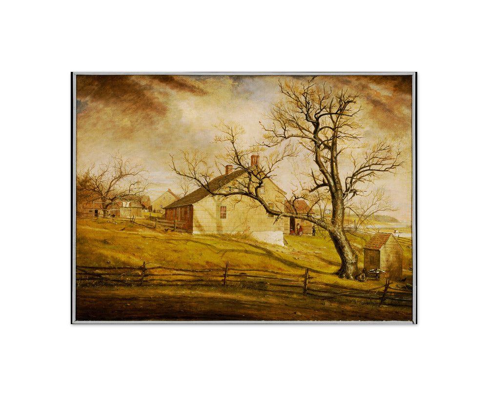 Long Island Farmhouses by William Sidney Mount - Compact / Full Bleed / No Frame