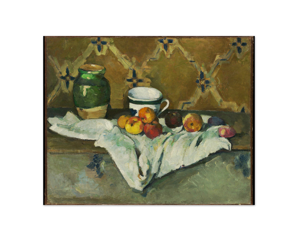 Still Life with Jar, Cup, and Apples by Paul Cézanne - Compact / Full Bleed / No Frame