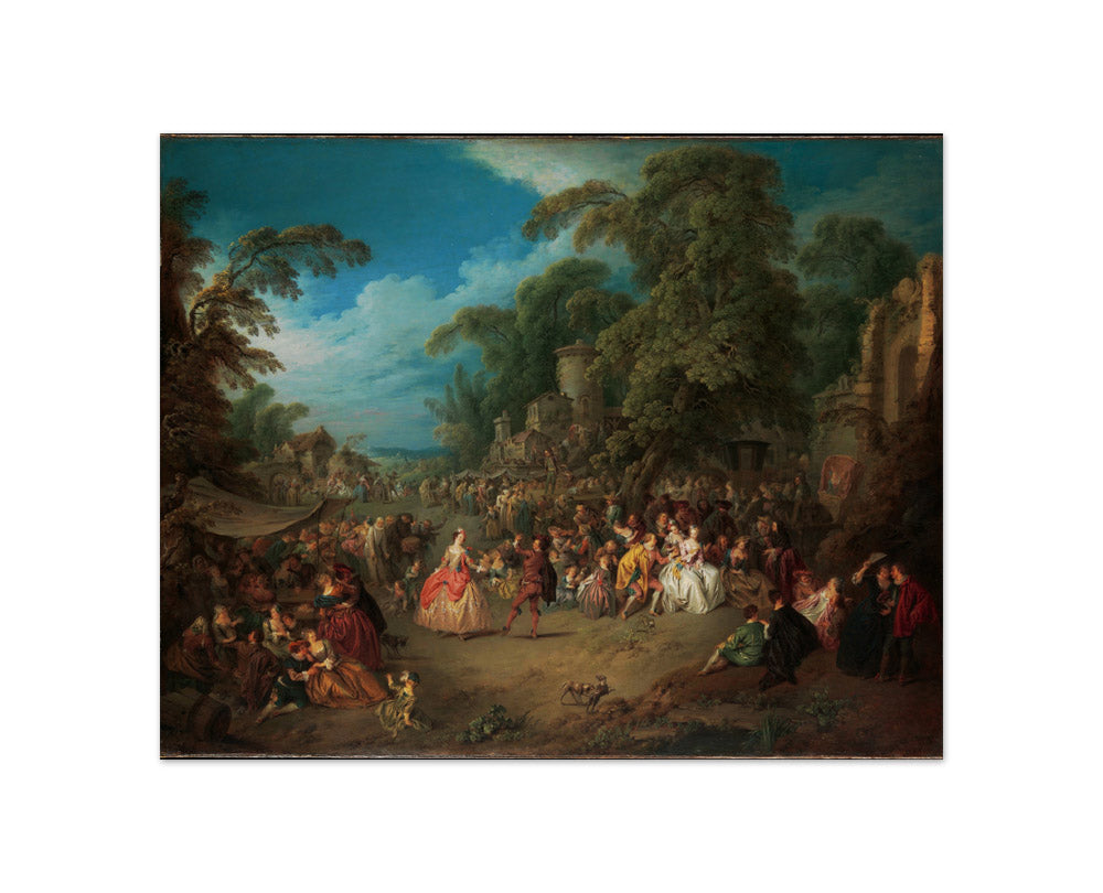 The Fair at Bezons by Jean-Baptiste Joseph Pater - Compact / Full Bleed / No Frame