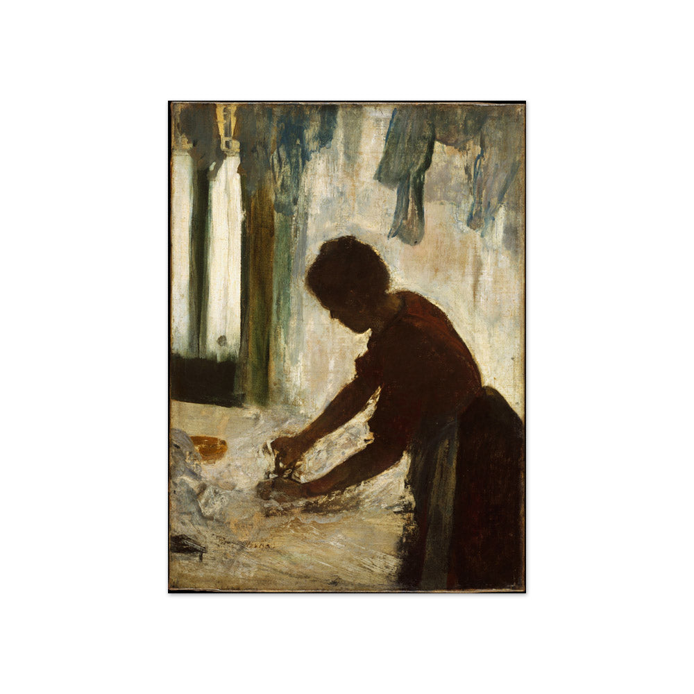 A Woman Ironing by Edgar Degas - Compact / Full Bleed / No Frame