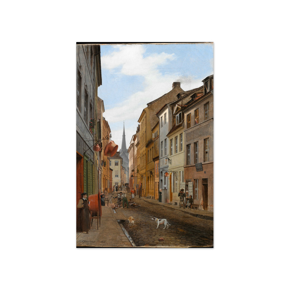 Parochialstrasse in Berlin by Eduard Gaertner - Compact / Full Bleed / No Frame