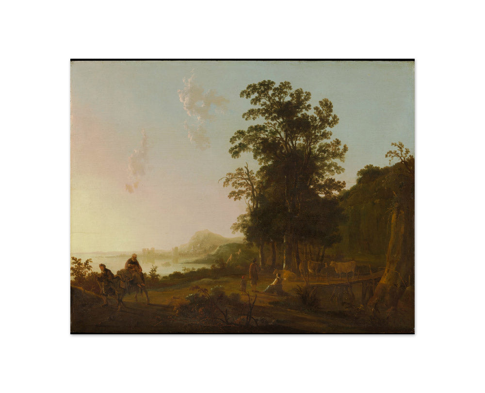 Landscape with the Flight into Egypt by Aelbert Cuyp - Compact / Full Bleed / No Frame