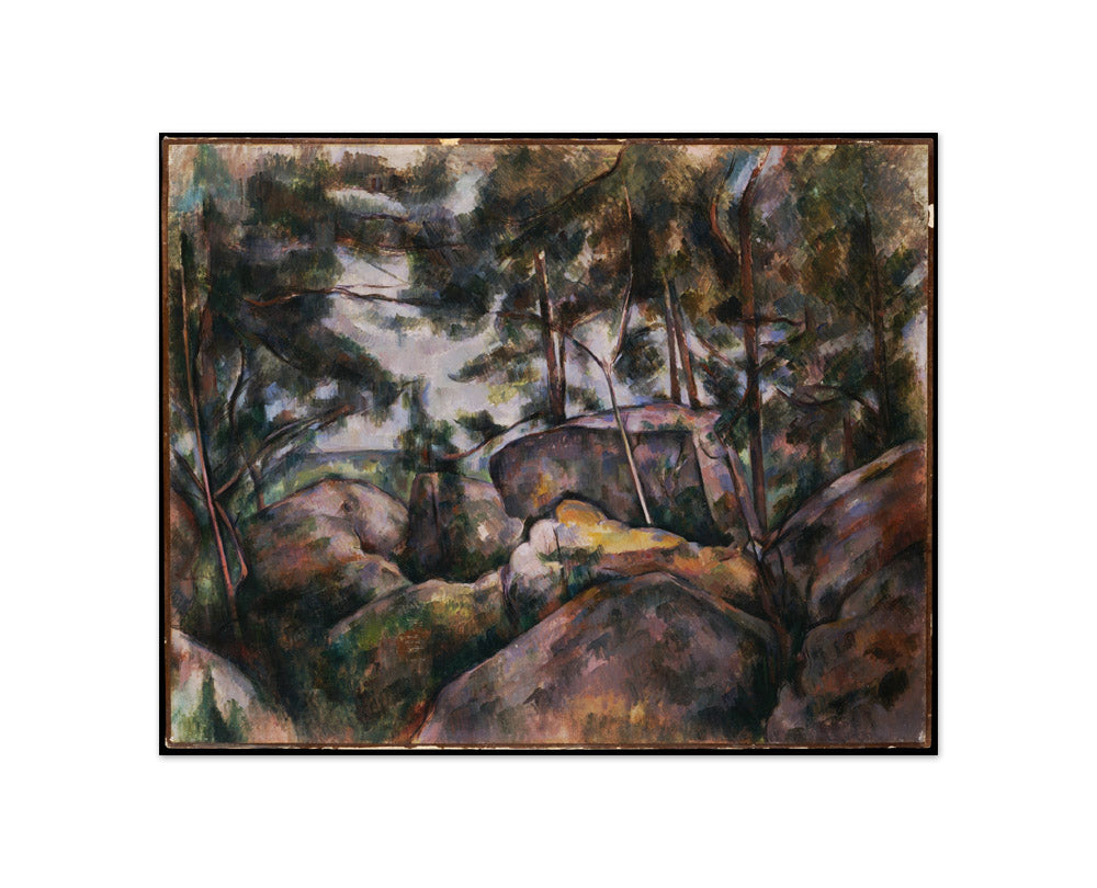 Rocks in the Forest by Paul Cézanne - Compact / Full Bleed / No Frame