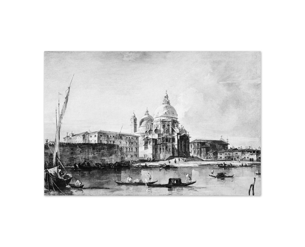 Santa Maria della Salute by Francesco Guardi - Compact / Full Bleed / No Frame