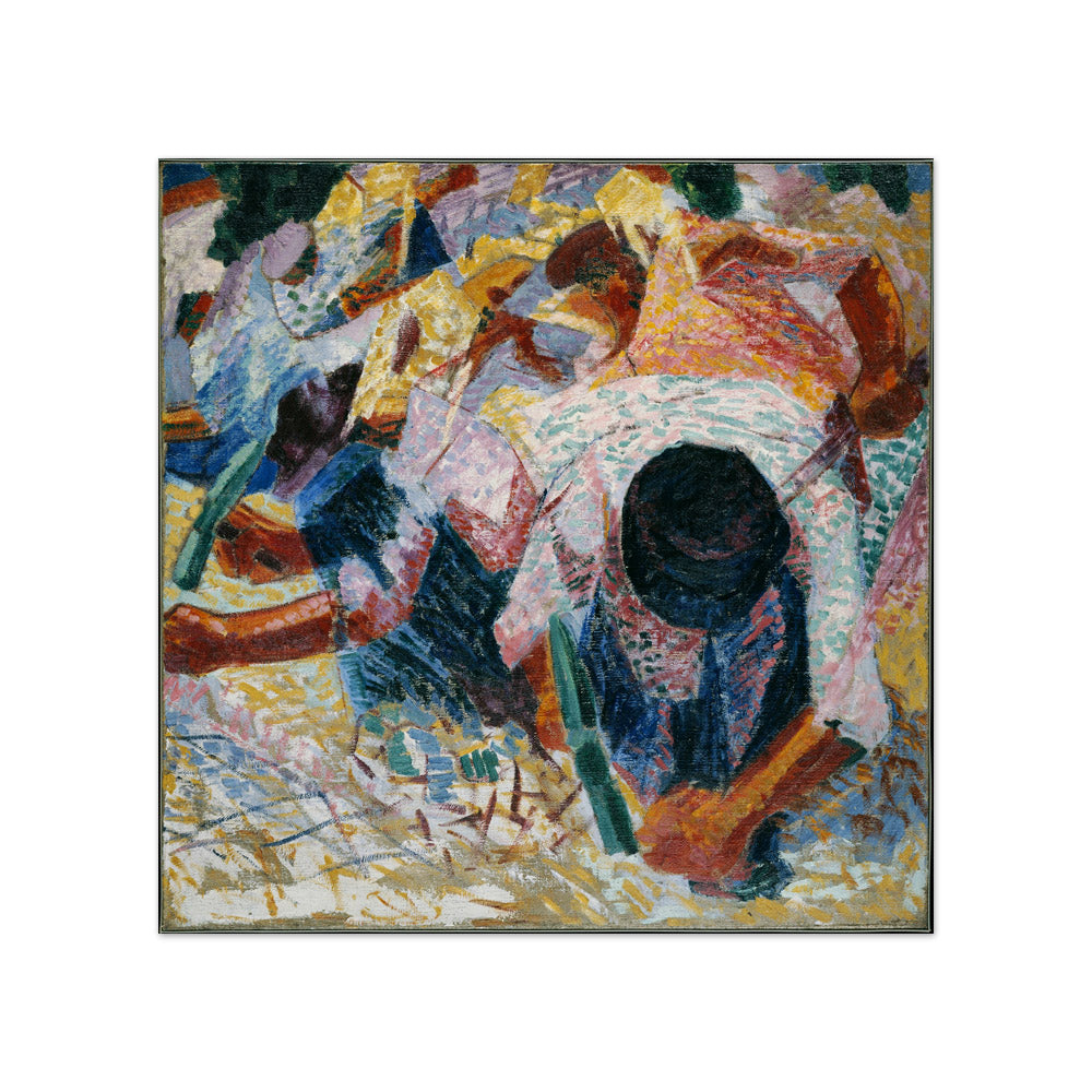 The Street Pavers by Umberto Boccioni - Compact / Full Bleed / No Frame