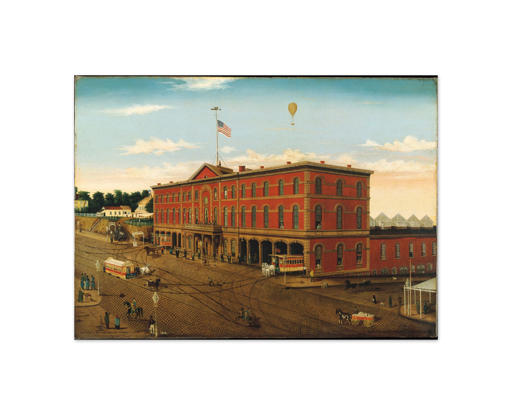 The Third Avenue Railroad Depot by William H. Schenck - Compact / Full Bleed / No Frame