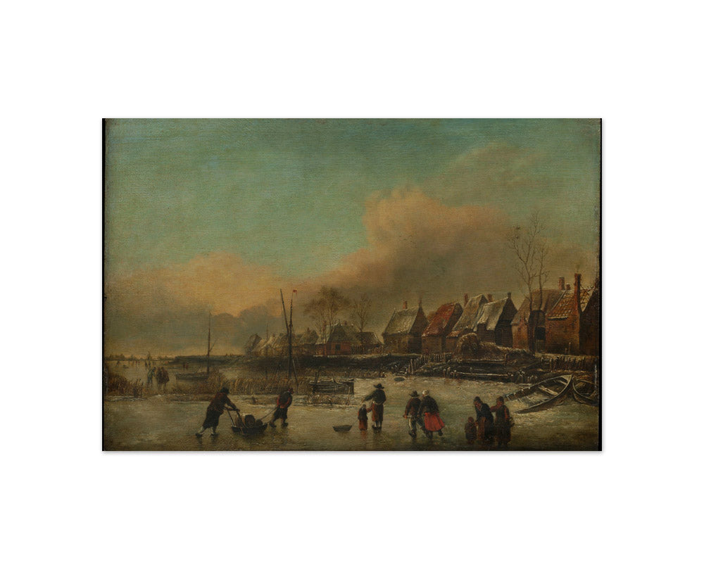 Winter Scene by Jan van de Cappelle - Compact / Full Bleed / No Frame