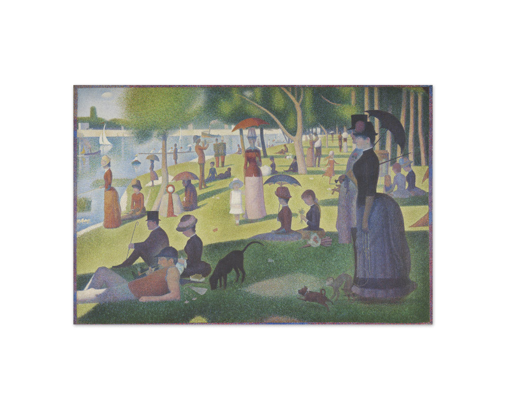 A Sunday on La Grande Jatte — 1884 by Georges Seurat - Compact / Full Bleed / No Frame