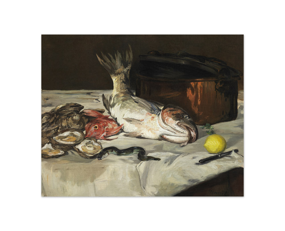 Fish (Still Life) by Édouard Manet - Compact / Full Bleed / No Frame