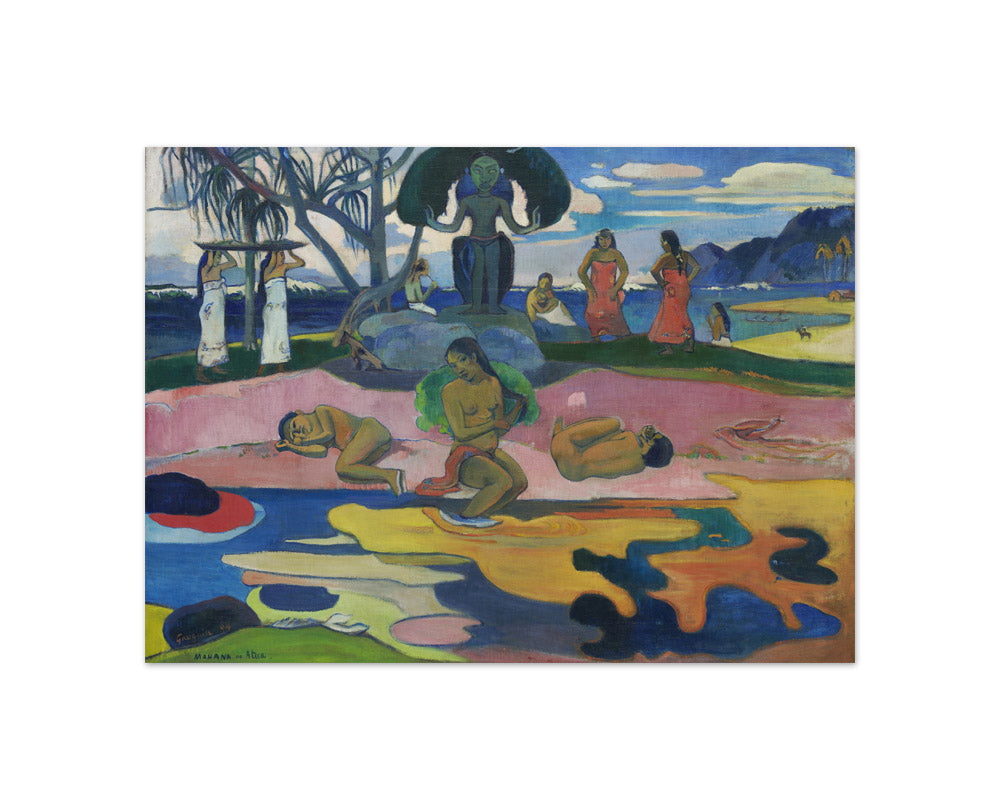 Mahana no atua (Day of the God) by Paul Gauguin - Compact / Full Bleed / No Frame