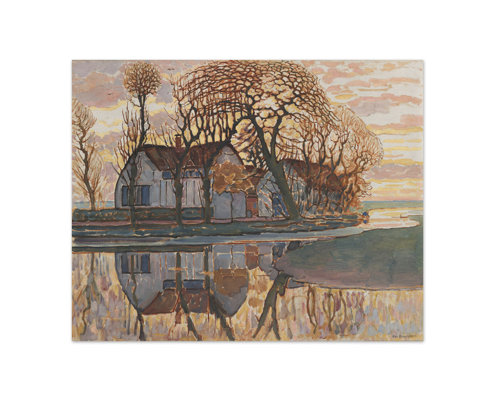 Farm near Duivendrecht by Piet Mondrian - Compact / Full Bleed / No Frame